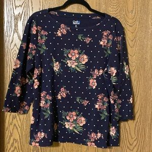 Croft & Barrow 3/4 sleeve top